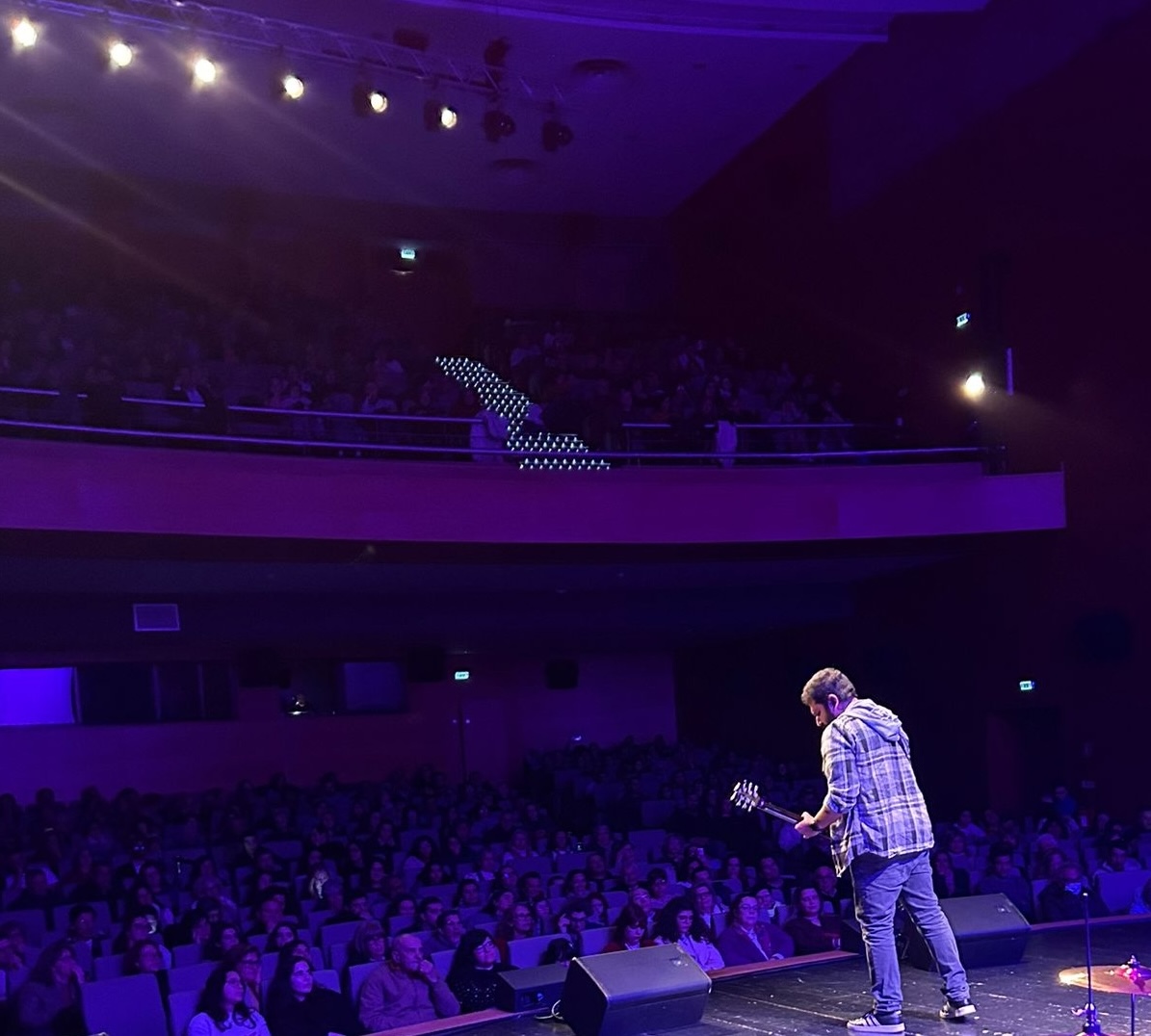 Filipe Hanssen com Plateia